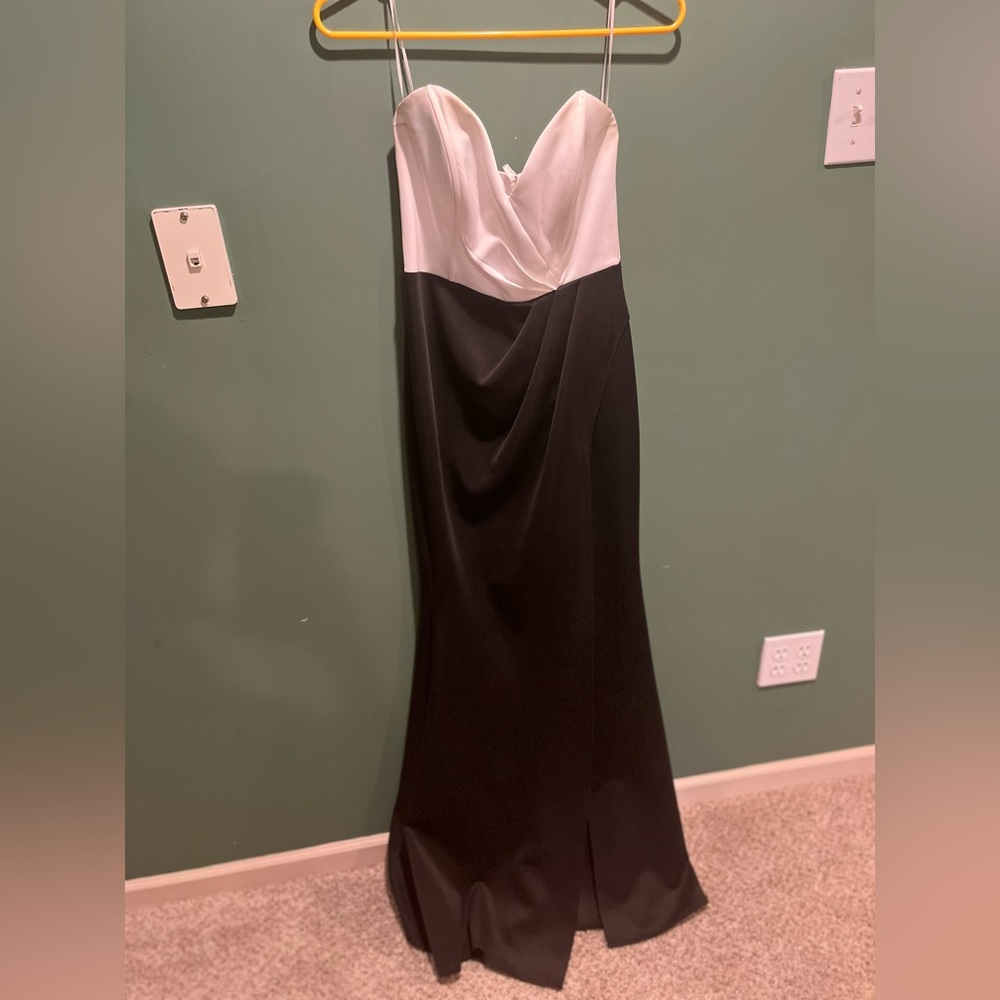 Black and white dress